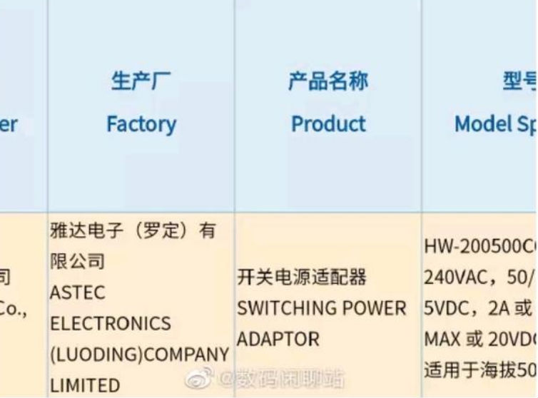 電源適配器